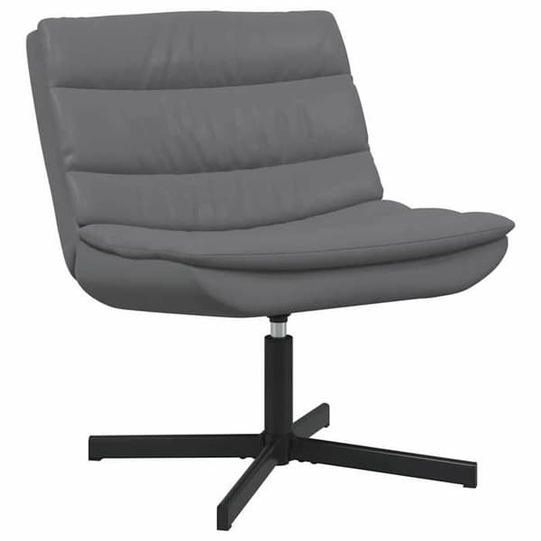 Maison Exclusive - Snurrstol Grå 63 x 75 x 76 cm Syntetläder Grå