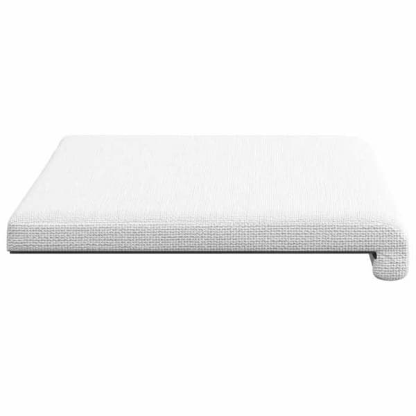 Maison Exclusive - Bänk Kudde Vit Tyg Djup 35 cm