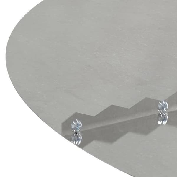 Maison Exclusive - anpassad för platta trädringar 5 st Silver Ø90/120 cm