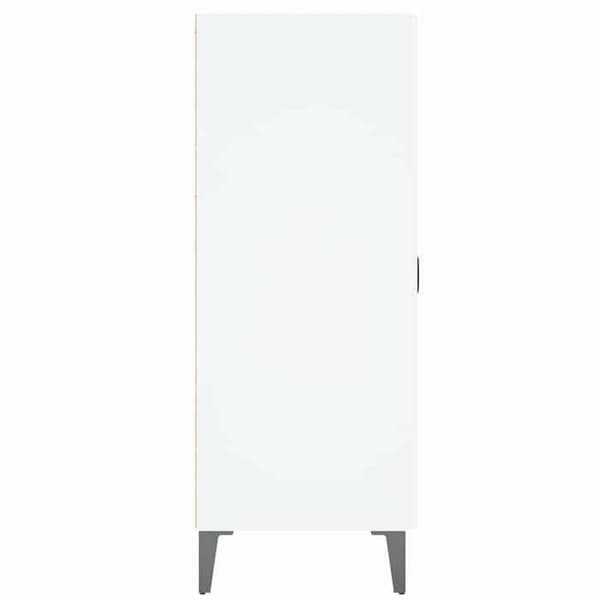 Maison Exclusive - Vit buffé 69,5x34x90 cm ingenjörsträ