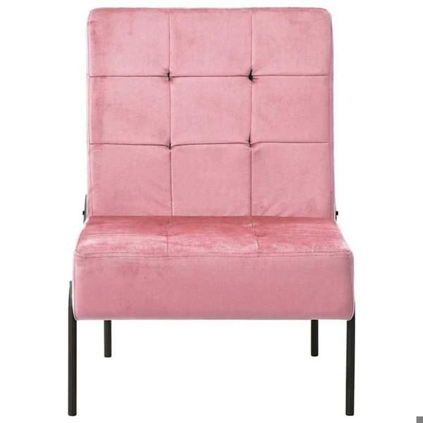 Maison Exclusive - Avkopplingsstol 65x79x87 cm Rosa Sammet Ros