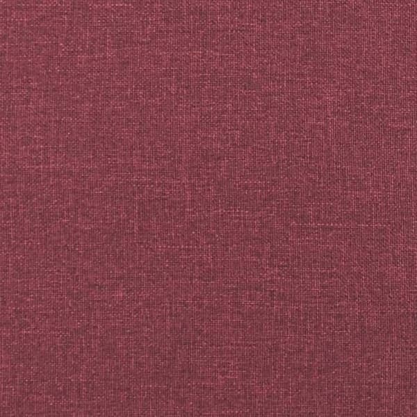 Maison Exclusive - Sæt af 2 sofaer med puder Rød bordeaux Stof