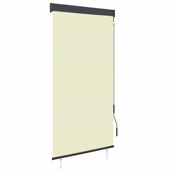 Maison Exclusive - Utrullningsbar utomhusbutik 100 x 250 cm Kräm Grädde