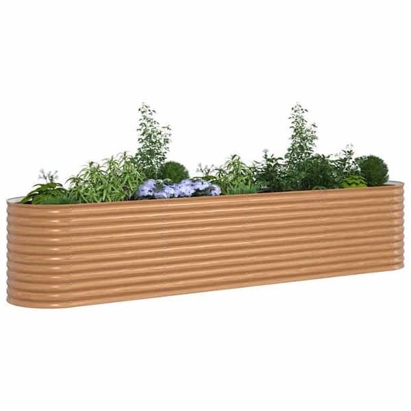 Maison Exclusive - Hög säng Brun 400 x 80 x 81 cm Stål