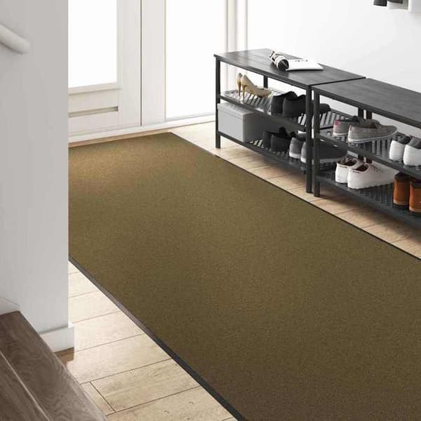 Maison Exclusive - Ruskea ja Musta Sisäänkäyntimatto 120 x 350 cm 100% Polyamidia