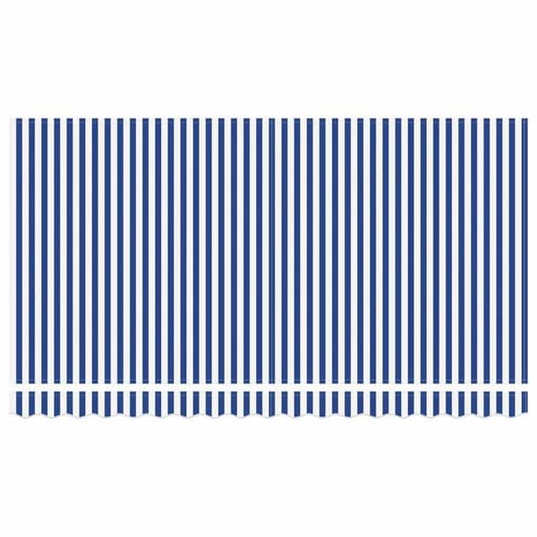 Maison Exclusive - Sammenklappeligt blå markise 400 x 200 cm stof