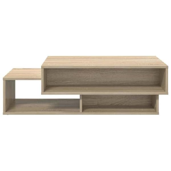 Bord - EKSKLUSIV HUS - Sonoma Eg - Ingeniørtræ - Rektangulær - 105 x 50 x 32,5 cm Sonoma ek