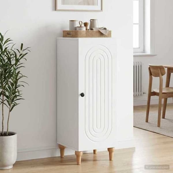 Maison Exclusive - Buffet Hvid 33 x 34,5 x 90 cm Ingeniørtræ