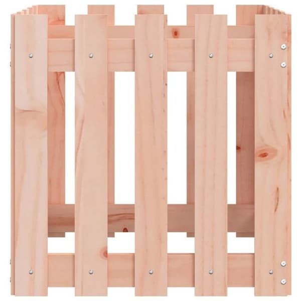 Maison Exclusive - Blomlåda med stängseldesign 50x50x50 cm massiv Douglas