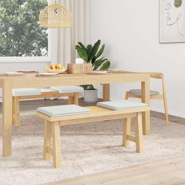 Maison Exclusive - Bänkdyna 4 st Sammetstyg i krämfärg