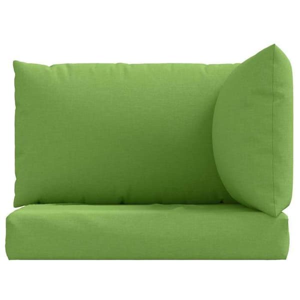 Maison Exclusive - Palettkuddar set om 3 grön blandad tyg
