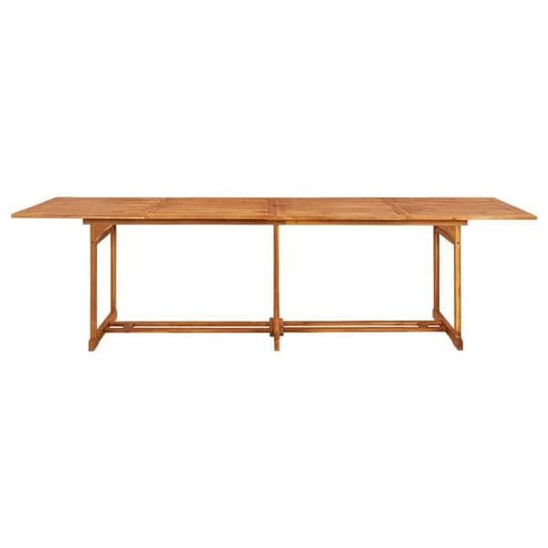 Havemøbel sæt - EKSKLUSIVT HUS - 280x90x75 cm - Massiv akacietræ - 13 dele - Foldbare stole og bord