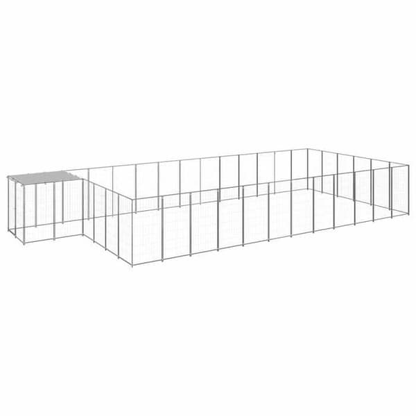 Eksklusivt Hus - Sølv Hundehus 22,99 m² Stål