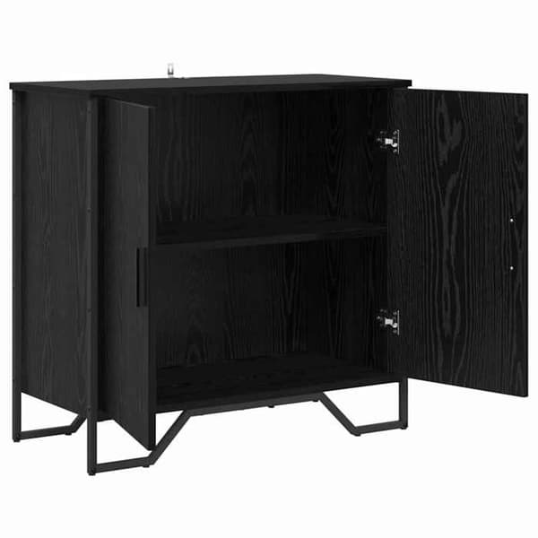 Maison Exclusive - Musta tammi buffet 78 x 35 x 74,5 cm