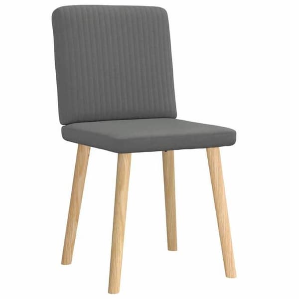 Maison Exclusive - 2 tummanharmaata kangasruokatuolin setti