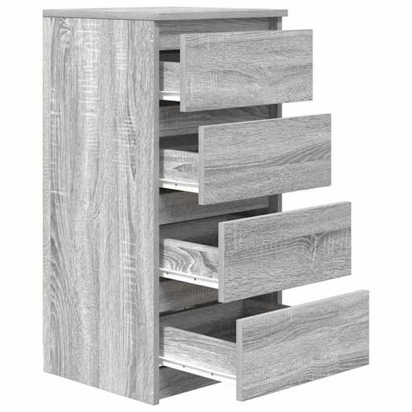 Maison Exclusive - Buffé Sonoma grå 37,5x35x76 cm ingenjörsträ