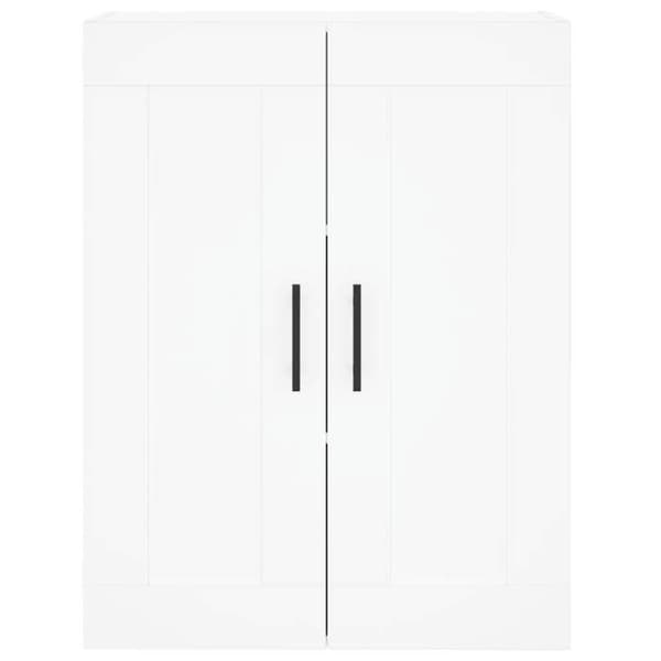 Buffé hög - Exklusivt hus - Vit - Hållbart ingenjörsträ - 69,5x34x180 cm Vit
