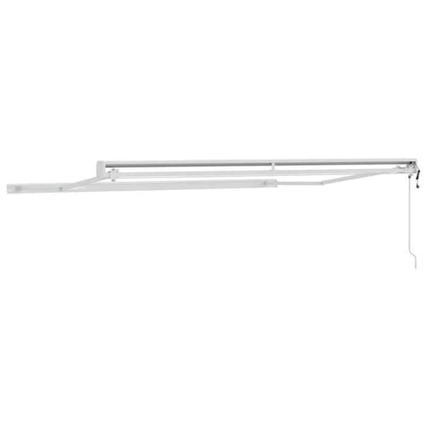 Maison Exclusive - Vit Markisram 350 x 250 cm Aluminium Matt vit