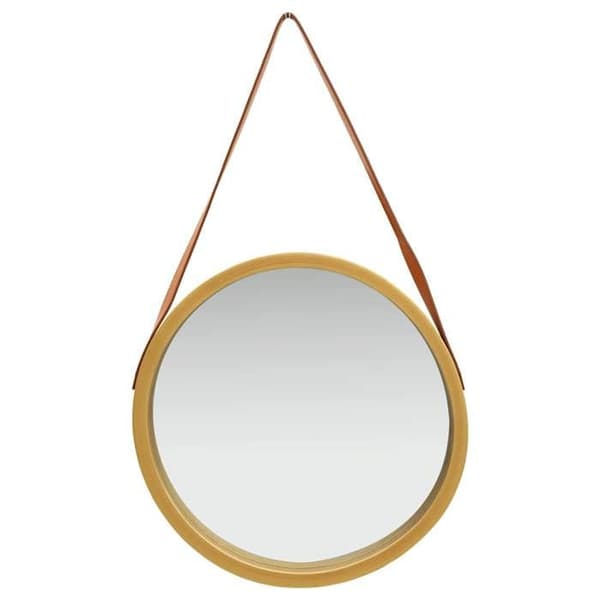 Maison Exclusive - Peili seinälle hihnalla 50 cm Kulta