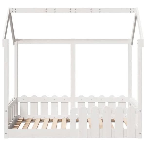Maison Exclusive - Sängram för barn i husform utan madrass 70x140 cm