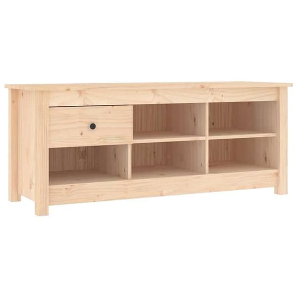 Maison Exclusive - Kengäteline 110x38x45,5 cm Massiivipuu