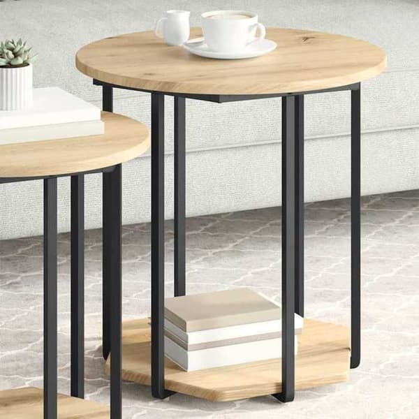 Maison Exclusive - Sæt af 2 sideborde Brun 50 x 50 x 50,5 cm brun