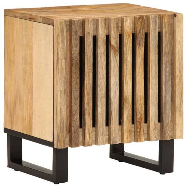 Maison Exclusive - Yöpöydät 2 kpl 40x34x46 cm raaka mangopuu