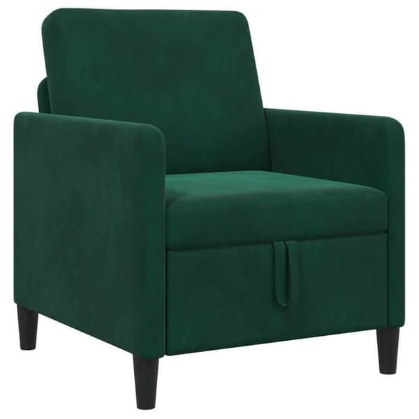 Maison Exclusive - Soffa med förvaring Mörkgrön 72 x 78 x 87 cm Polyester