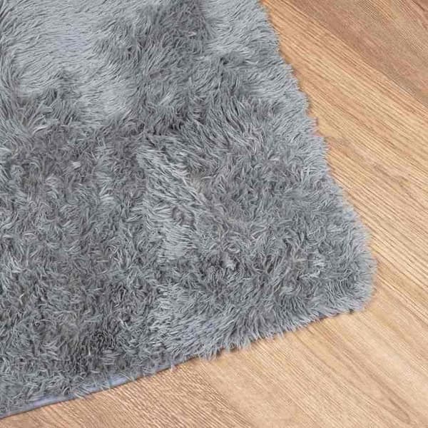 Maison Exclusive - NAVARRA vaaleanharmaa pitkäkarvainen matto 60x100 cm