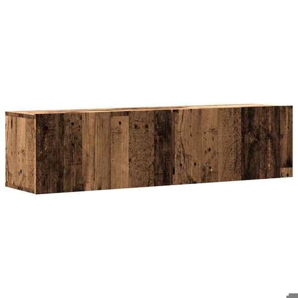 Maison Exclusive - Väggmonterad TV-möbel gammalt trä 120x30x30 cm ingenjörsträ