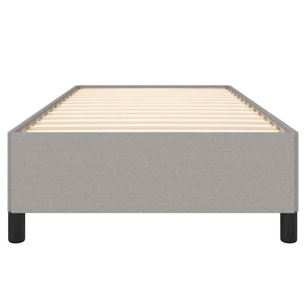 Maison Exclusive - Sengebund uden madras lys grå 90x200 cm stof Ljusgrått