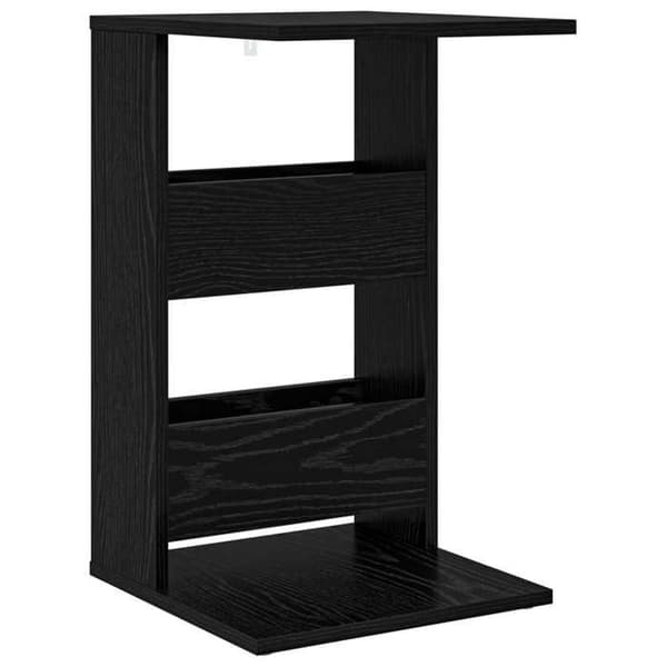 Maison Exclusive - Sidebord Sort eg 40 x 35 x 60,5 cm Ingeniørtræ
