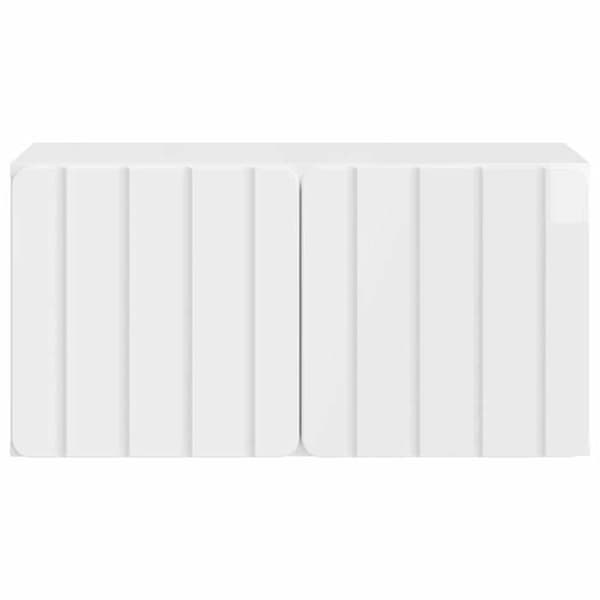 Maison Exclusive - Väggmonterad TV-möbel 59,5 x 31 x 30 cm Vit blank Vit