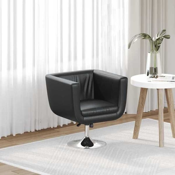 Maison Exclusive - Barstol Svart Konstläder Svart