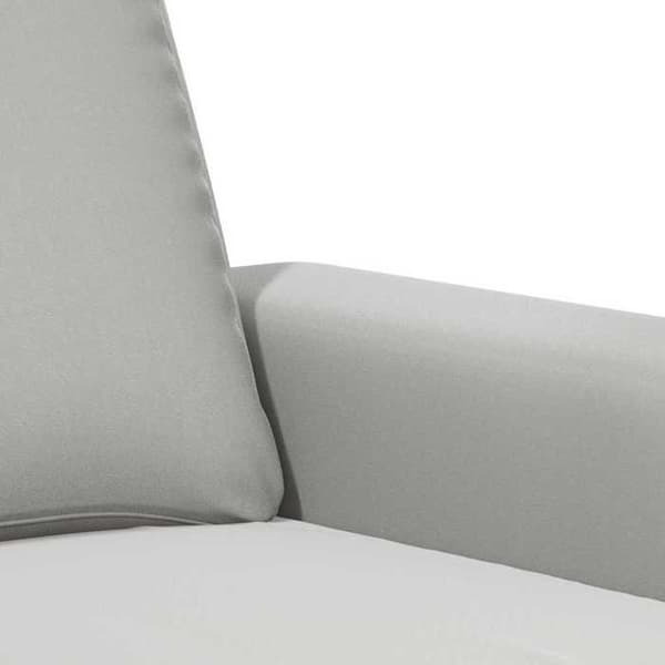 Maison Exclusive - 2-personers sofa i lys grå 140 cm mikrofiberstof