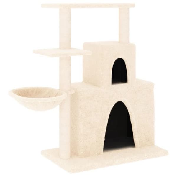 Maison Exclusive - Kattträd med sisal klöstrumpor Creme 83 cm Grädde