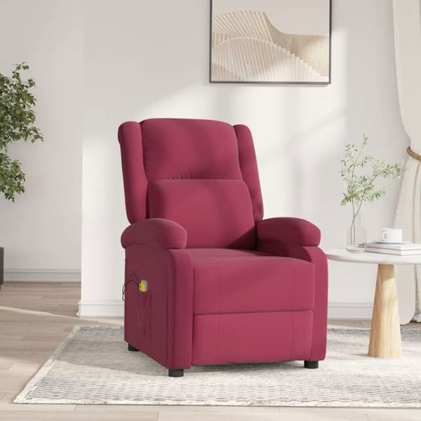 Maison Exclusive - Elektrisk massage stol Bordeaux Velour