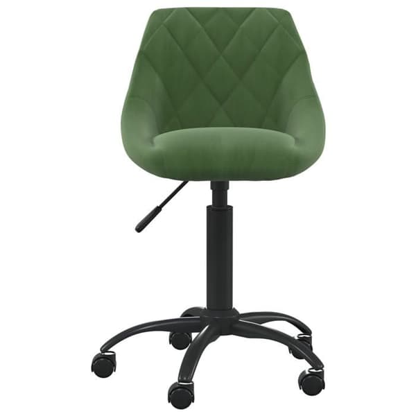 Maison Exclusive - Kontorstol Mørkegrøn Velour
