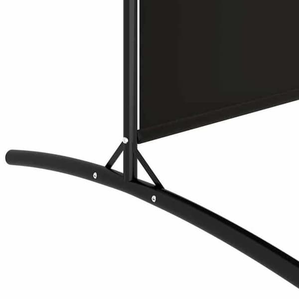 Maison Exclusive - Skillevæg 3 paneler Sort 525x180 cm Stof