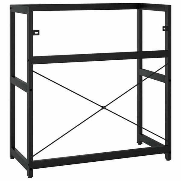 Maison Exclusive - Badeværelsesvaskeramme Sort 79x38x83 cm Jern