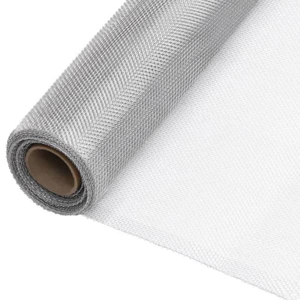 Maison Exclusive - Aluminium Gitter Skærm 80x500 cm Sølv Silver