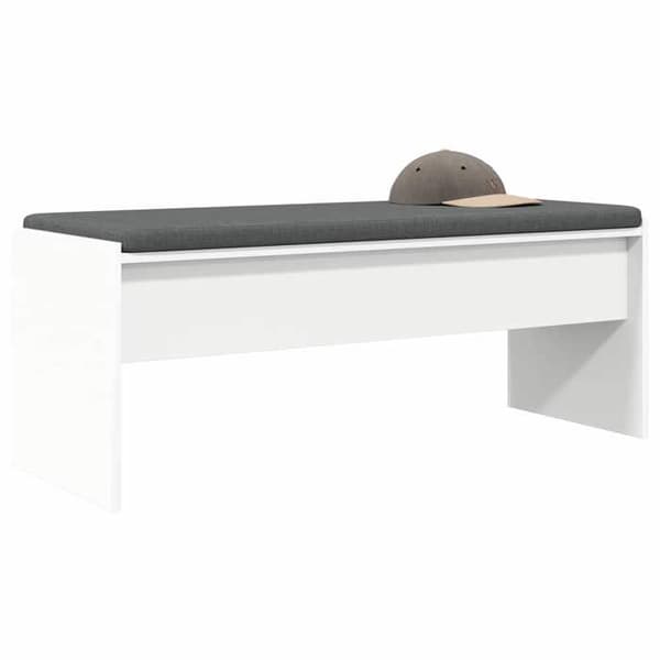 Maison Exclusive - Entrémöbel med vit kudde 103 x 38 x 40 cm