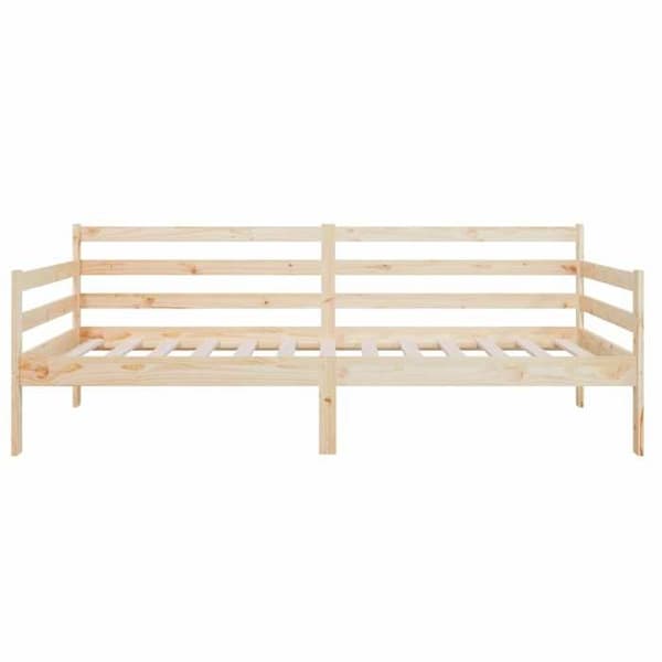 Maison Exclusive - Päivävuode ilman patjaa 80x200 cm massiivipuusta