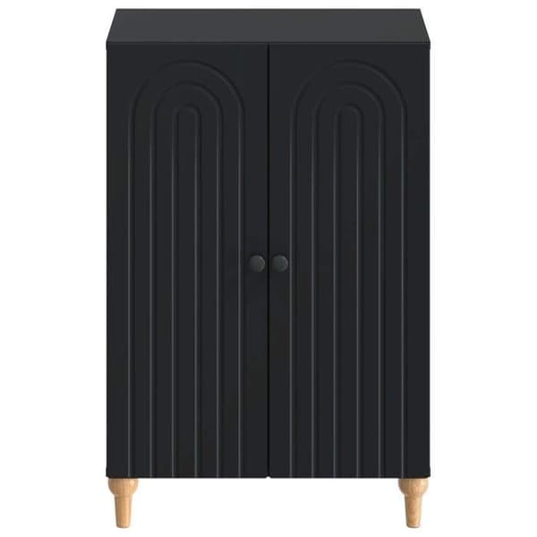 Maison Exclusive - Skoskab ALKMAAR 59,5 x 39,5 x 90 cm Sort