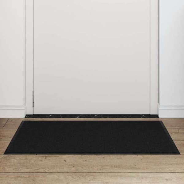 Maison Exclusive - Sort dørmåtte 60x90 cm Svart