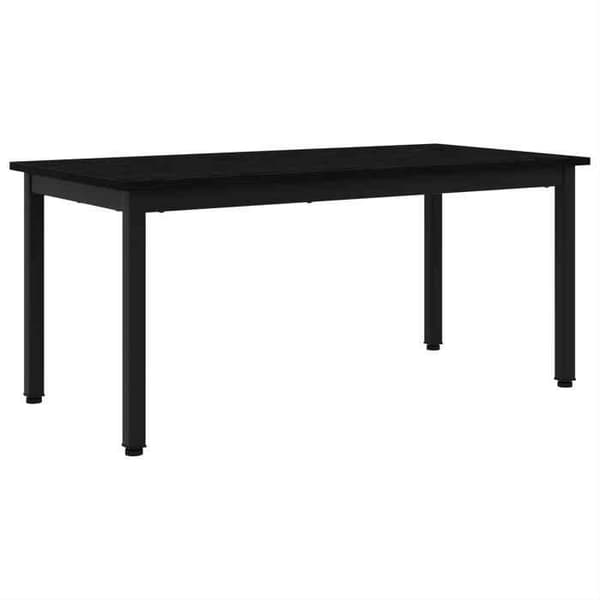Maison Exclusive - Sofabord Eg sort 100 x 50 x 45 cm Ingeniørtræ
