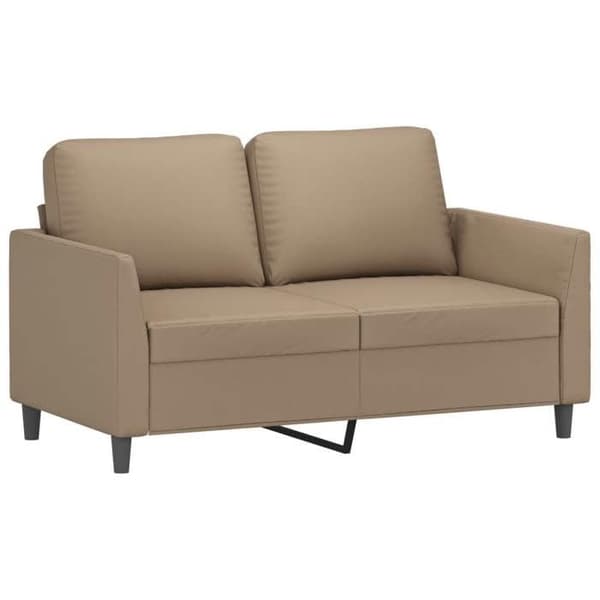 Maison Exclusive - Sæt af 3 sofaer med puder Cappuccino Simil læder