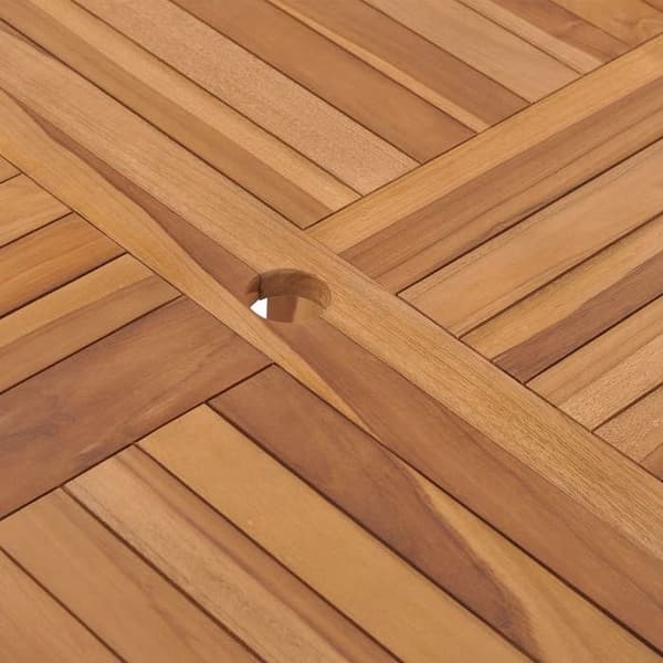 Maison Exclusive - Puutarhapöytä 110x110x75 cm Kestävä teak-puu