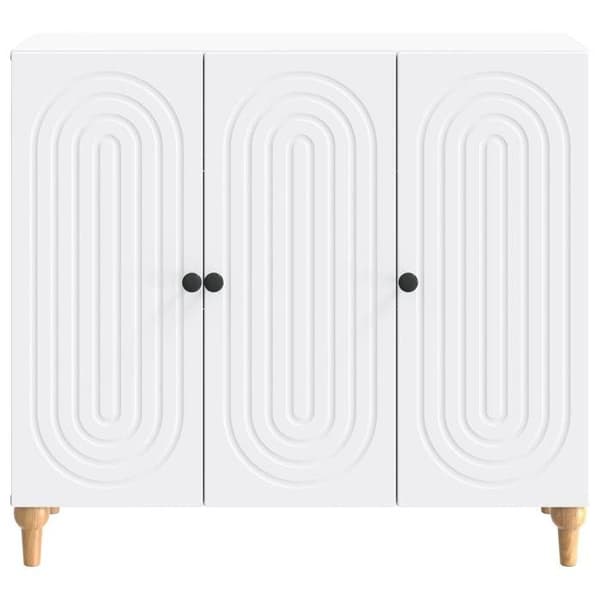 Maison Exclusive - Buffet Hvid 89 x 34,5 x 80 cm Ingeniørtræ