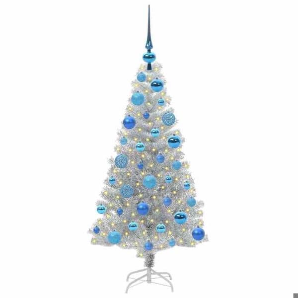 Maison Exclusive - Sølv Juletræ 120 cm PET Pengar